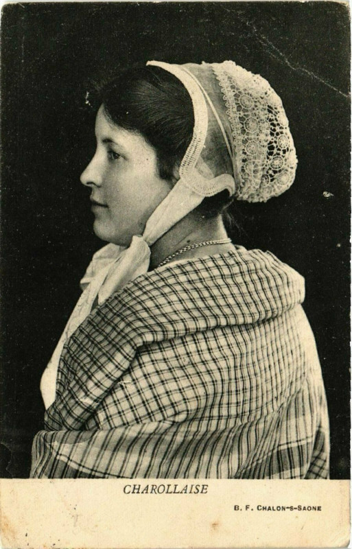 Carte postale ancienne Charollais - Charollaise
