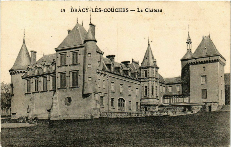 Carte postale ancienne Dracy-les-Couches - Le Chateau à Dracy-lès-Couches