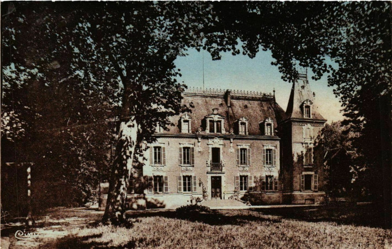 Carte postale ancienne Lays-sur-Doubs - Le Chateau à Château