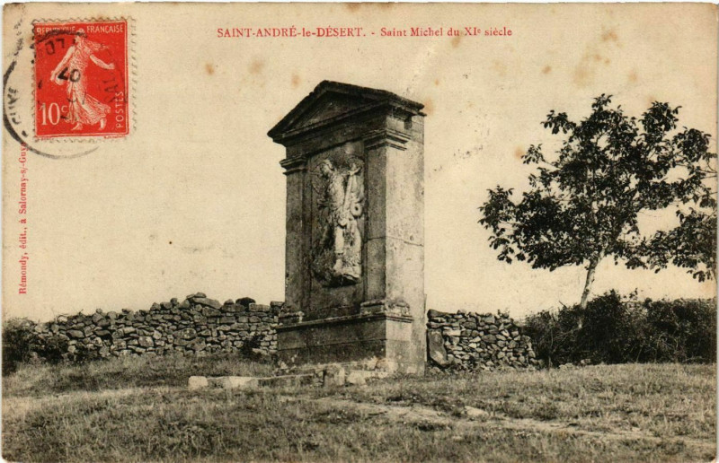 Carte postale ancienne Saint-Andre-le-Desert - Saint-Michel du Xi siecle à Saint-André-le-Désert