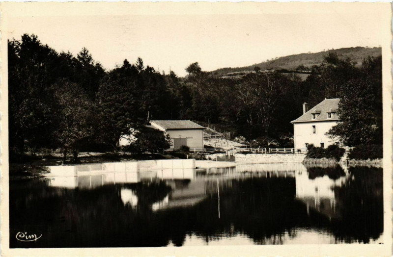 Carte postale ancienne Dompierre-les-Crimes - Etang de Pezanie