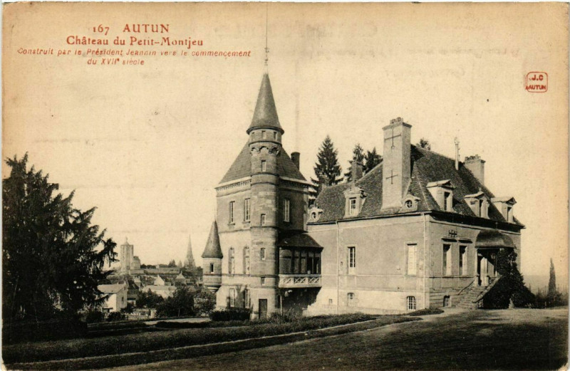 Carte postale ancienne Autun - Chateau du Petit-Montjeu à Autun