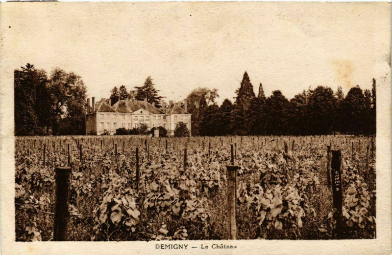 Carte postale ancienne Demigny - Le Chateau à Demigny