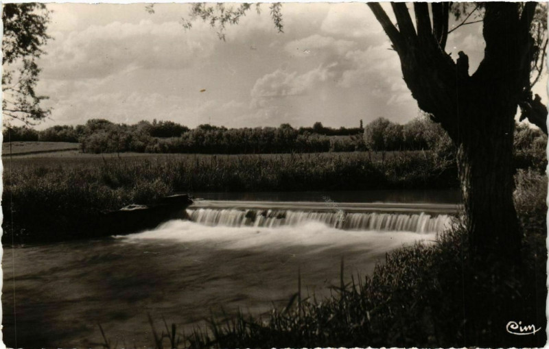 Carte postale ancienne Sens - L'Ecluse de Visargent