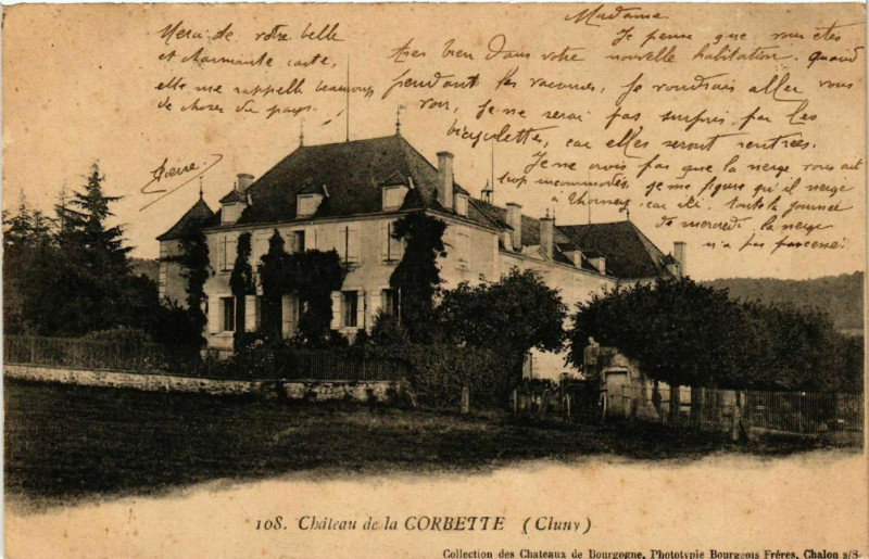 Carte postale ancienne Chateau de la Corbette à Château