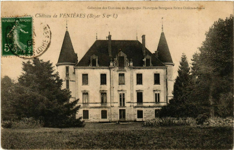 Carte postale ancienne Chateau de Venieres (Boyer S & L) à Château