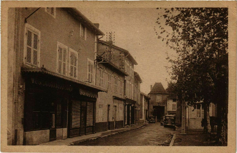 Carte postale ancienne Rombnay (S.-&-L.) - Grande-Rue
