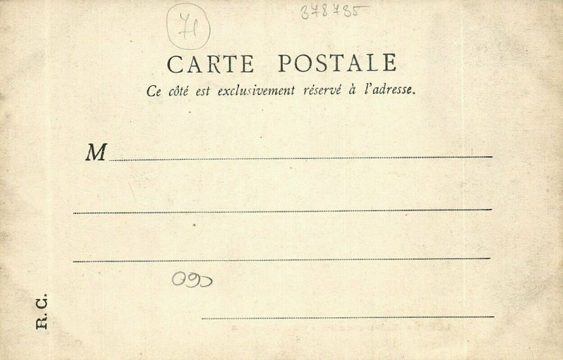 Carte postale ancienne Louhans Les Arcades à Louhans