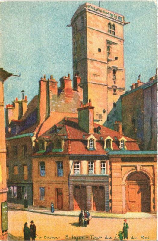 Carte postale ancienne Dijon Tour du Louis du Roi à Dijon