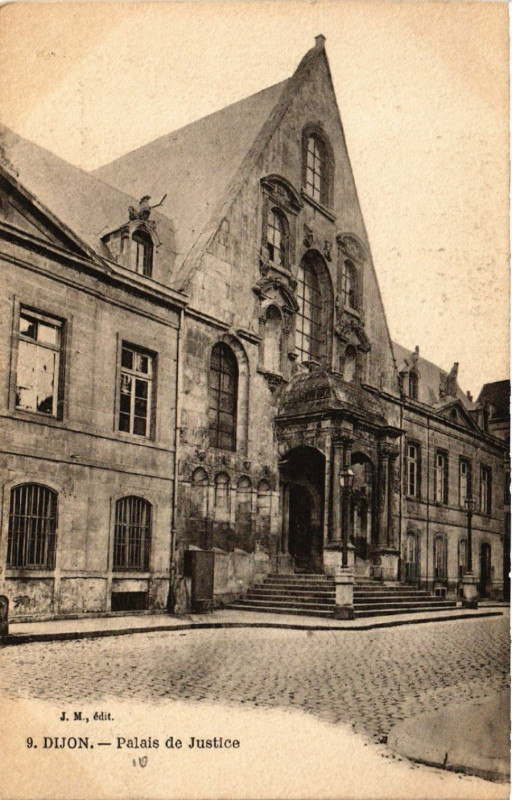 Carte postale ancienne Dijon - Palais de Justice à Dijon