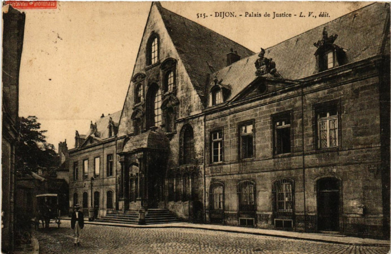 Carte postale ancienne Dijon - Palais de Justice à Dijon