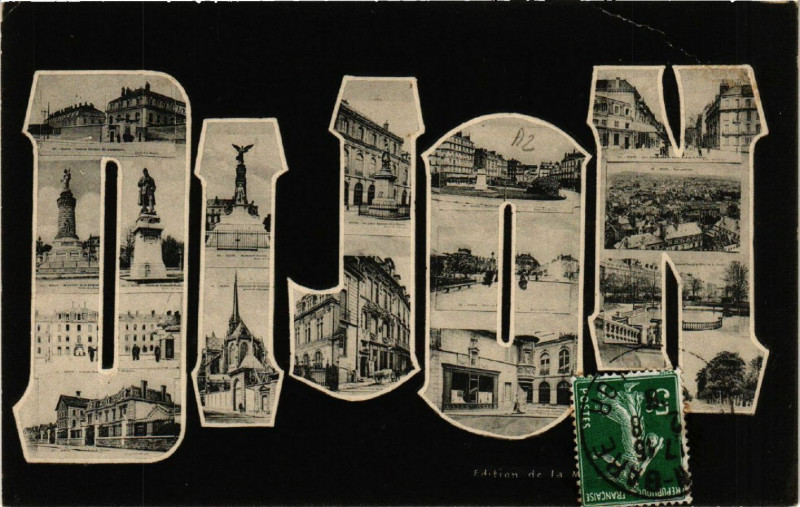 Carte postale ancienne Dijon - Scenes à Dijon