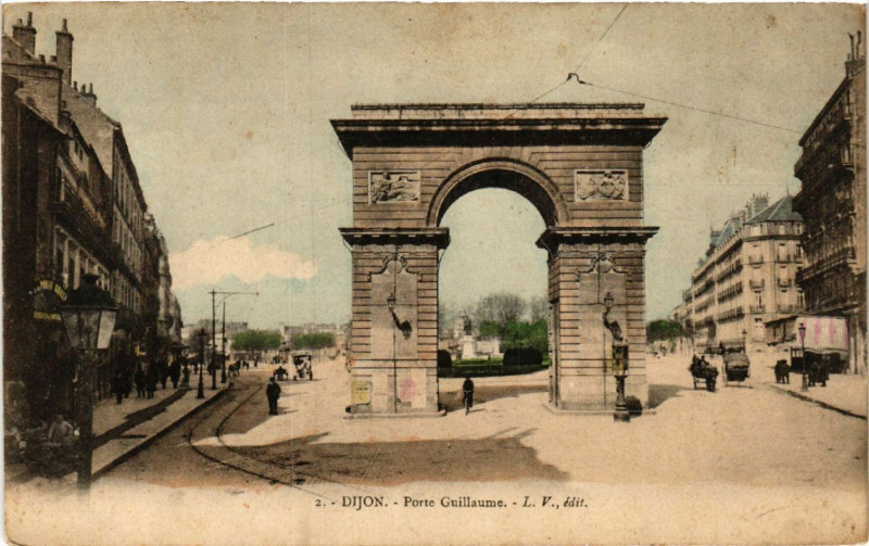 Carte postale ancienne Dijon - Porte Guillaume à Dijon
