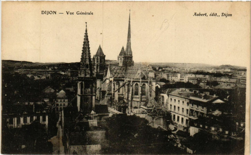 Carte postale ancienne Dijon - Vue générale à Dijon
