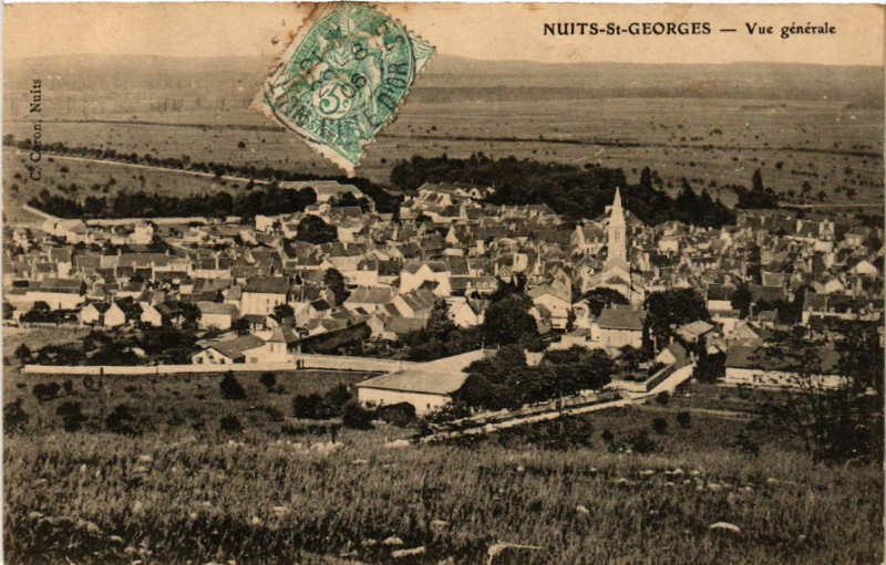 Carte postale ancienne Nuits-Saint-Georges - Vue générale à Nuits-Saint-Georges