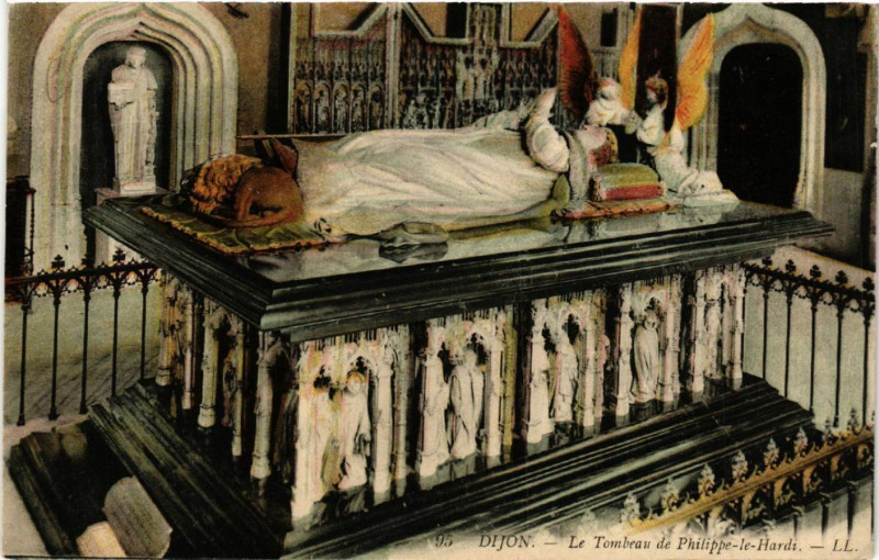 Carte postale ancienne Dijon - Le Tombeau de Philippe-le-Hardi à Dijon