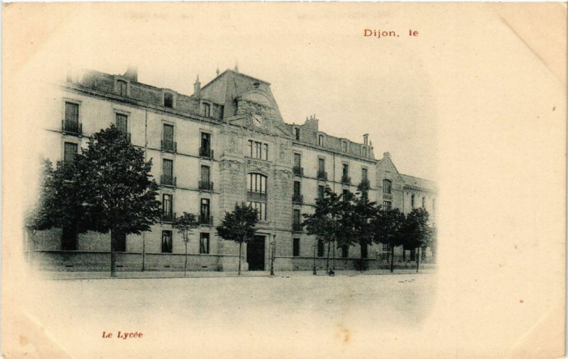 Carte postale ancienne Dijon - Le Lycée à Dijon