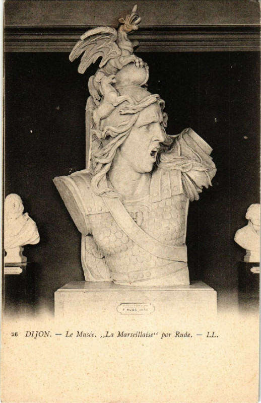 Carte postale ancienne Dijon - Le Musée - La Marseillaise par Rude à Dijon
