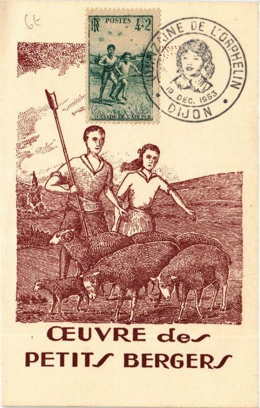 Carte postale ancienne Ceuvre des Petits Bergers