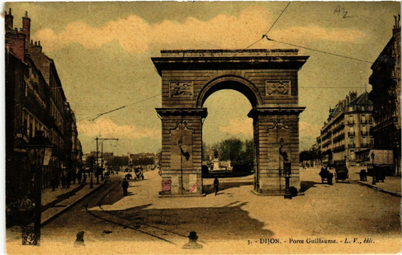 Carte postale ancienne Dijon - Porte Guillaume à Dijon