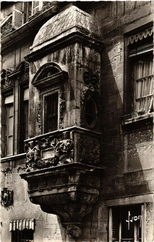 Carte postale ancienne Dijon - Hotel le Compasseur - Echauguette 1576 à Dijon