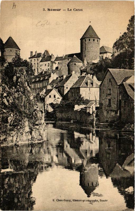 Carte postale ancienne Semur Le Caron