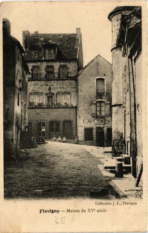 Carte postale ancienne Flavigny Maison du XVe siecle