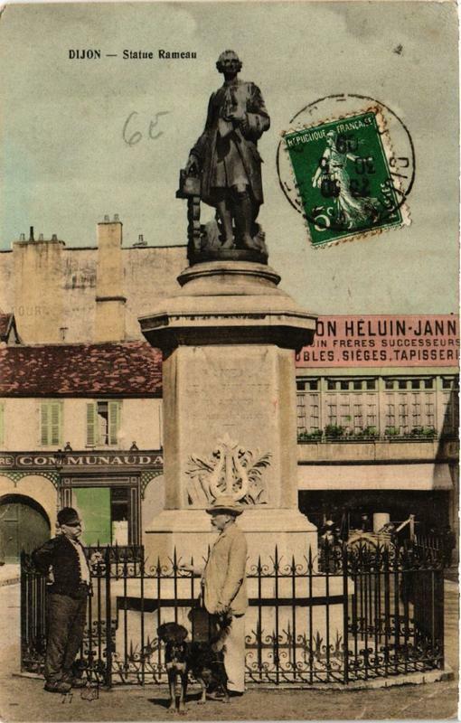 Carte postale ancienne Dijon Statue Rameau à Dijon