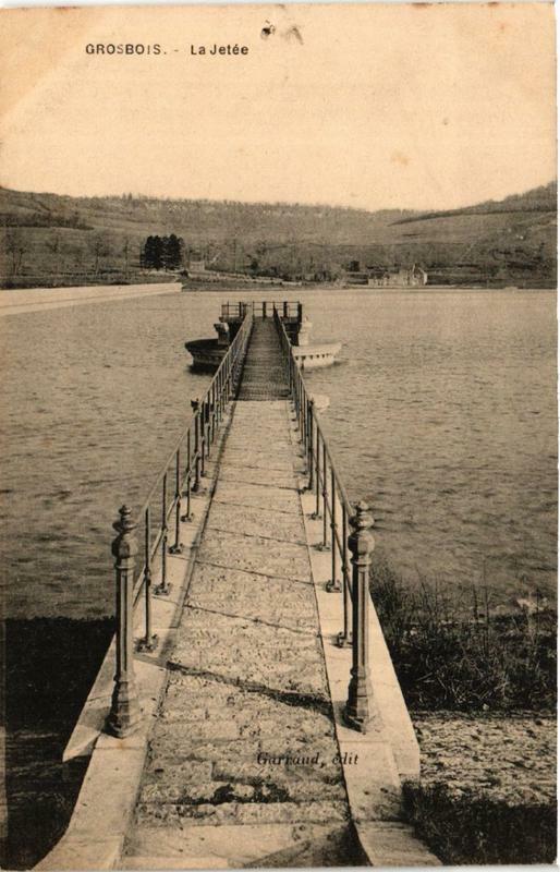 Carte postale ancienne Grosbois La Jetée