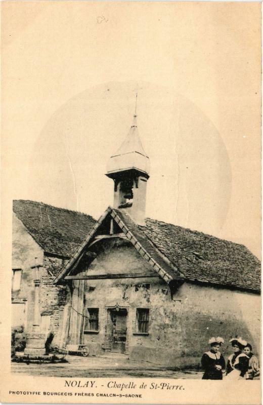 Carte postale ancienne Nolay Chapelle de Saint-Pierre à Nolay