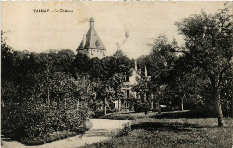 Carte postale ancienne Talmay - Le Chateau à Talmay