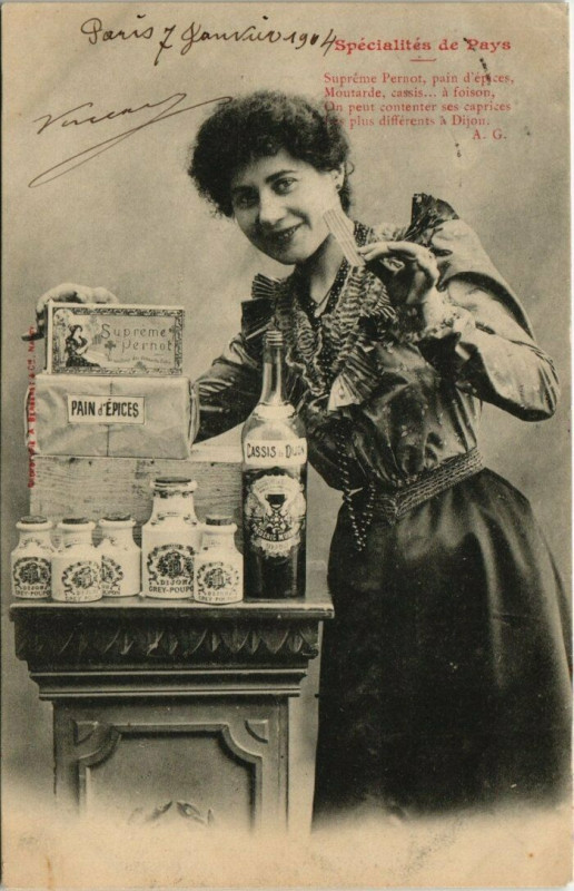 Carte postale ancienne Dijon - Spécialités de Pays à Dijon