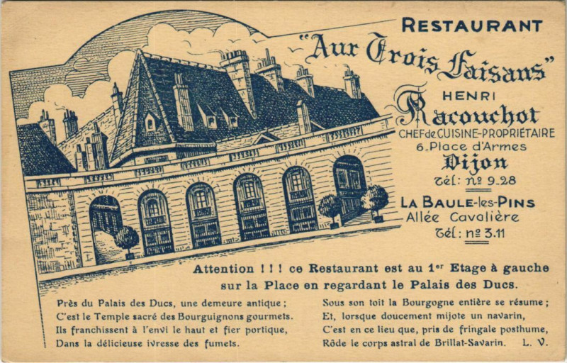Carte postale ancienne Place d'Armes Dijon à Dijon