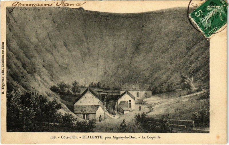 Carte postale ancienne Etalente - Le Coquille