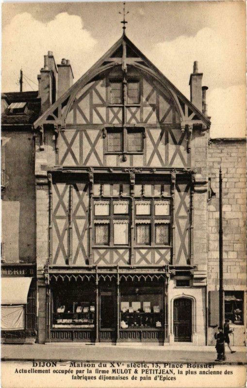 Carte postale ancienne Dijon - Maison du Xv slecle à Dijon