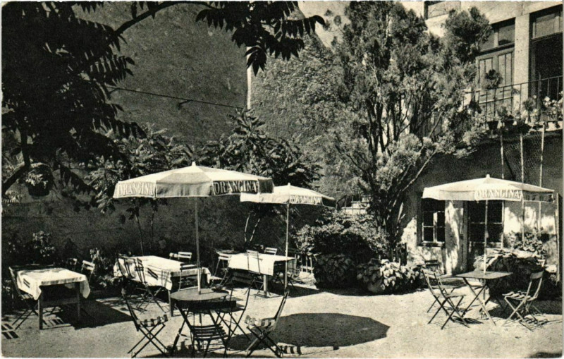 Carte postale ancienne Hotel-Restaurant Alesia Facture sur le dos