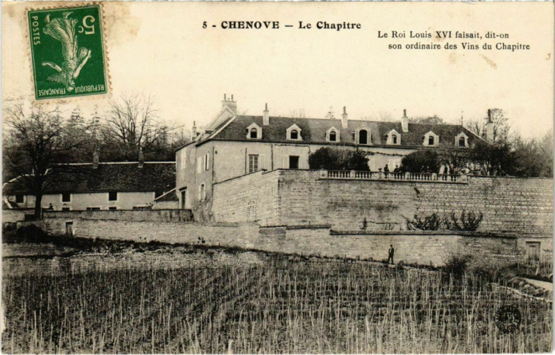 Carte postale ancienne Chenove - Le Chapitre à Chenôve