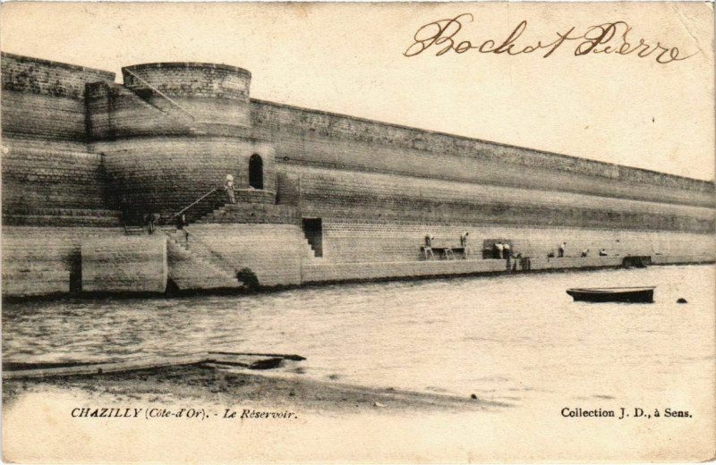 Carte postale ancienne Chazilly - Le Reservoir à Chazilly