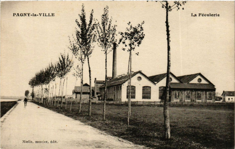 Carte postale ancienne La Féculerie à Pagny-la-Ville