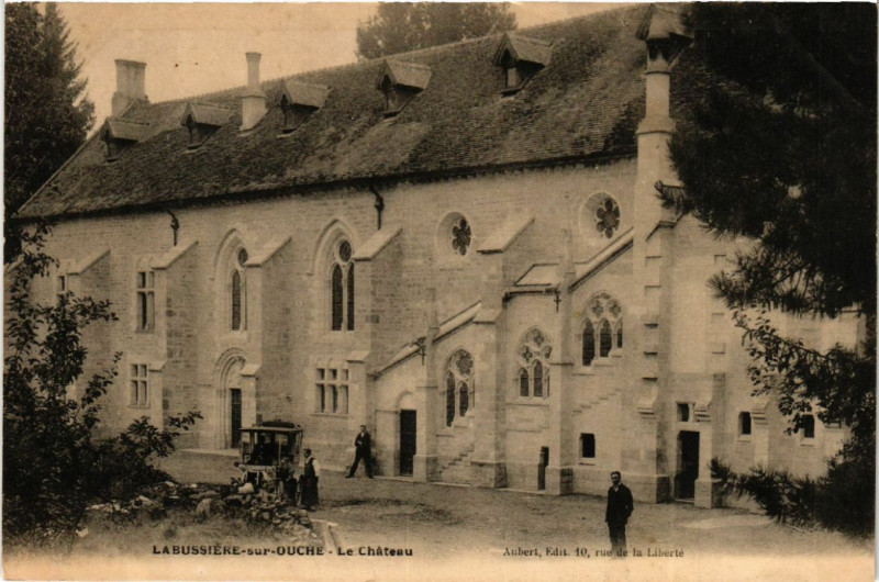 Carte postale ancienne Larussiére-sur-Ouche - Le Chateau