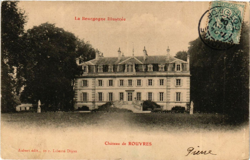 Carte postale ancienne La Bourgogne Illustrée - Chateau de Rouvres