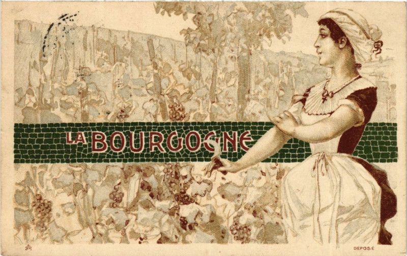 Carte postale ancienne La Bourgogne