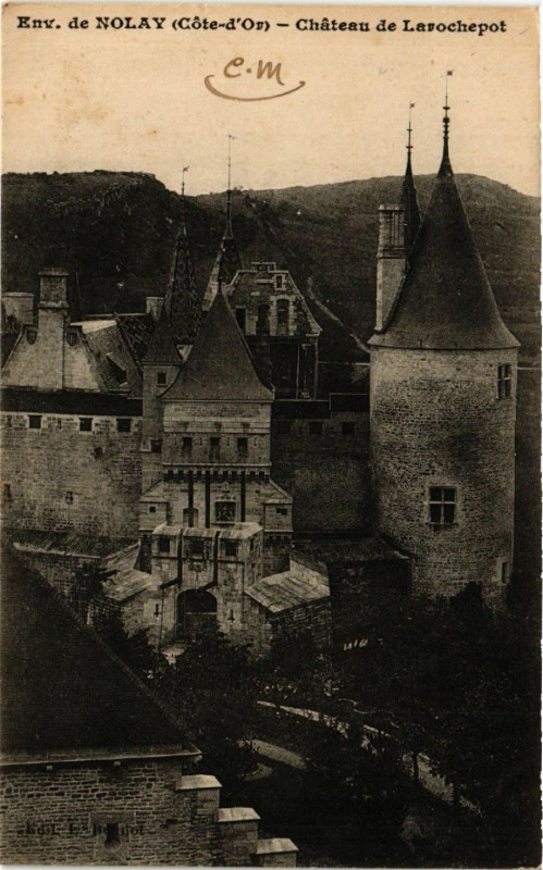 Carte postale ancienne Env. de Noley (Cote-d'Or) - Chateau de Larochepot