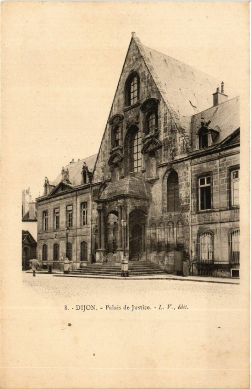 Carte postale ancienne Dijon - Palais de Justice à Dijon