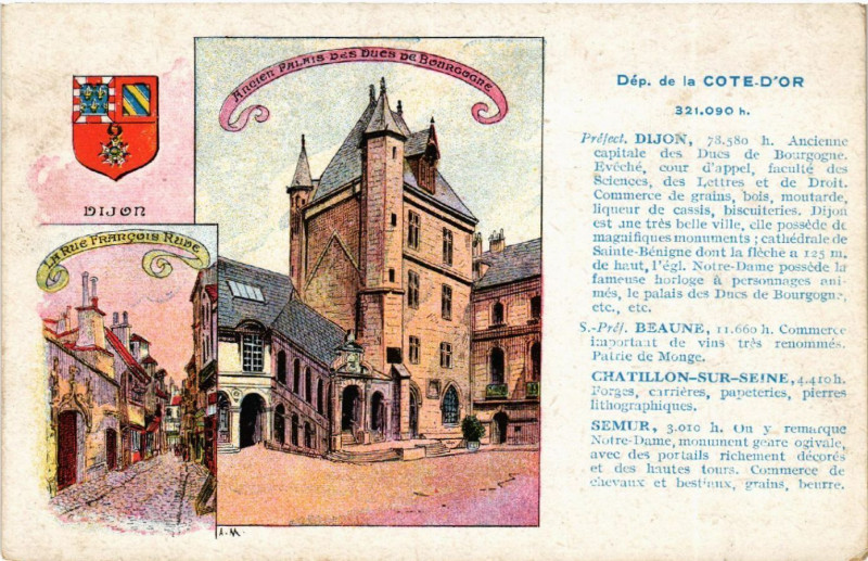 Carte postale ancienne Dijon - Dép. de la Cote-d'Or à Dijon