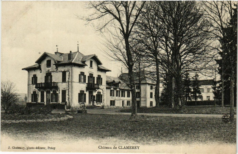 Carte postale ancienne Chateau de Clamerey à Clamerey