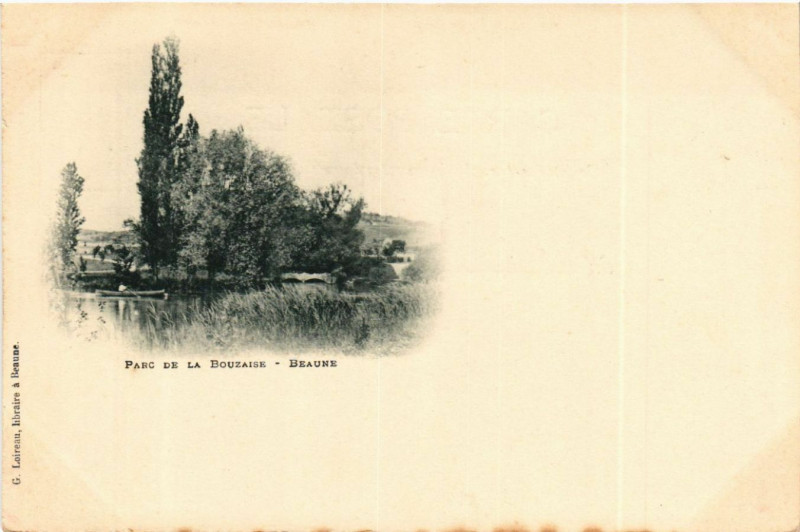 Carte postale ancienne Parc de la Bouzaise - Beaune à Beaune