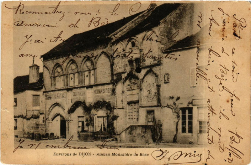 Carte postale ancienne Environs de Dijon - Ancien Monestére de Béze à Dijon