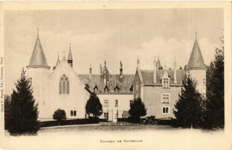 Carte postale ancienne Chateau de Bourbilly