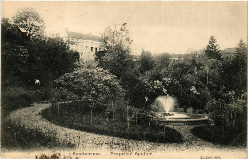 Carte postale ancienne Sombernon - Propriété Spuller à Sombernon